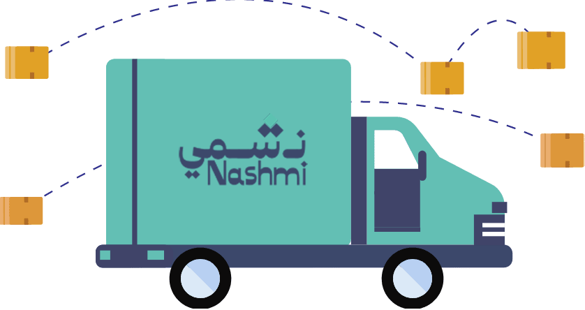 nashmi delivery truck